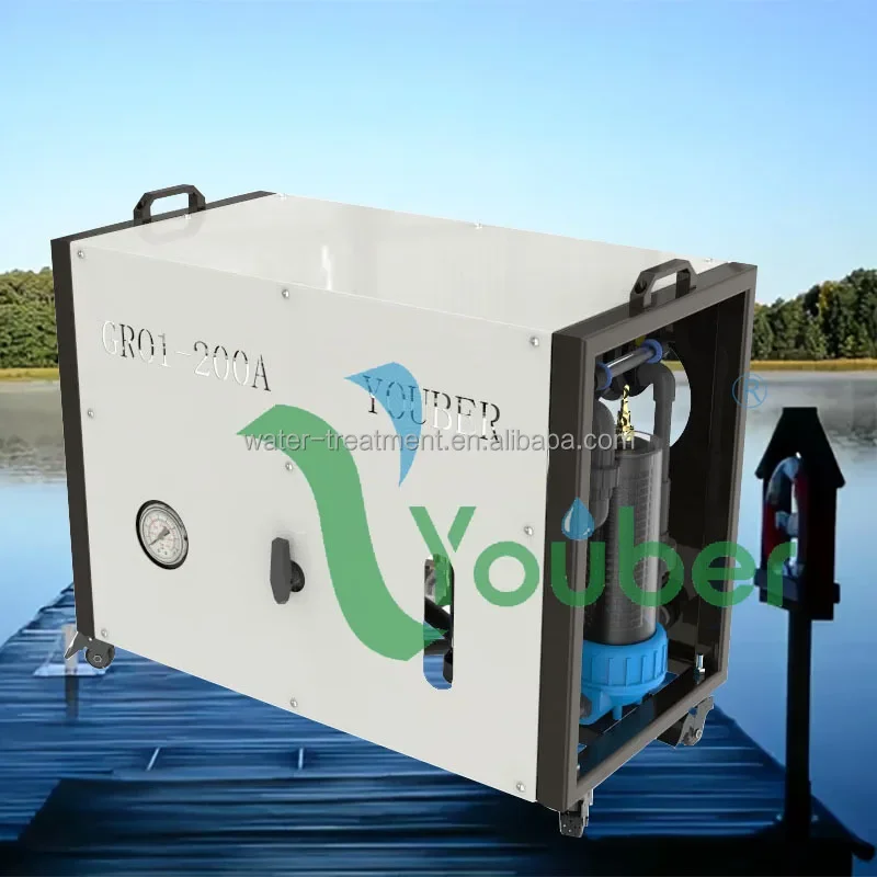 Petrol small s with RO systems water purification to produce drinking water for outdoors