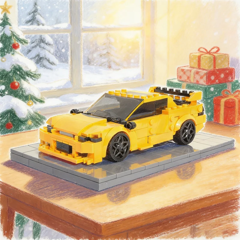 

301 шт. MOC City Champions Lancer EVO 6 модель строительные блоки строительные рождественские подарки игрушки DIY образование творческая идея