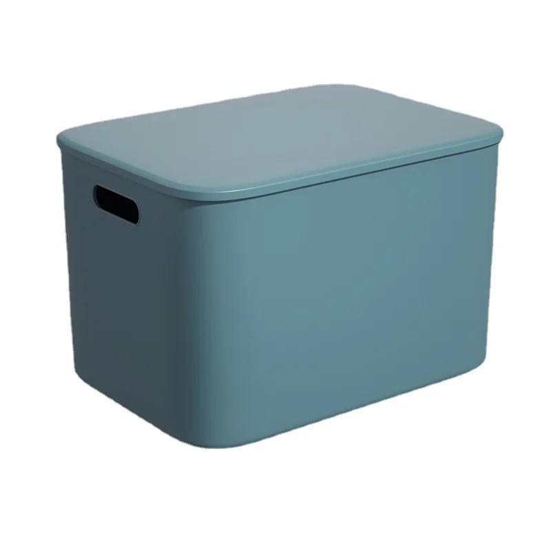 

Home storage box desktop with lid plastic sundries snacks cosmetics storage basket storage box clothing sorting box