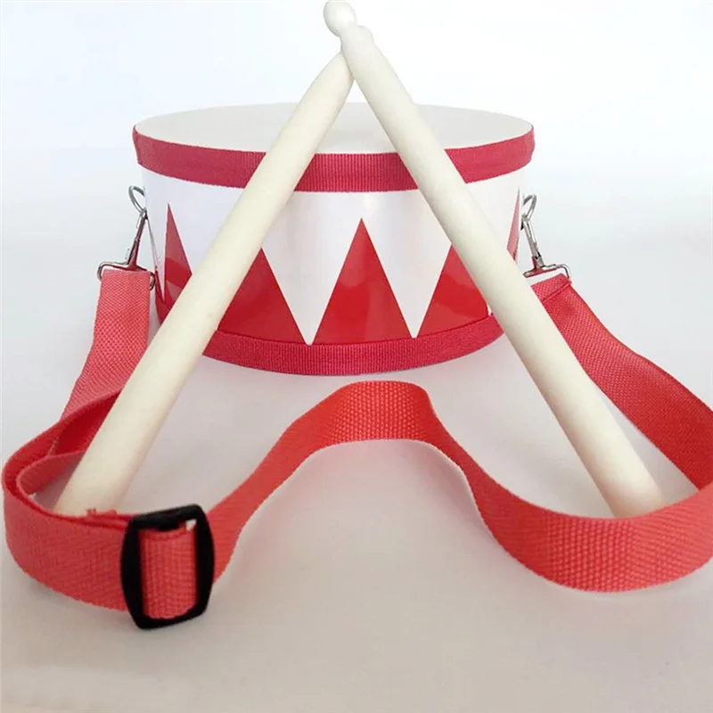 

A74K-Kids Drum Set 8Inch Wooden Snare Drum Educational Sensory Musical Instrument Drum Set Percussion Instrument Music Lover