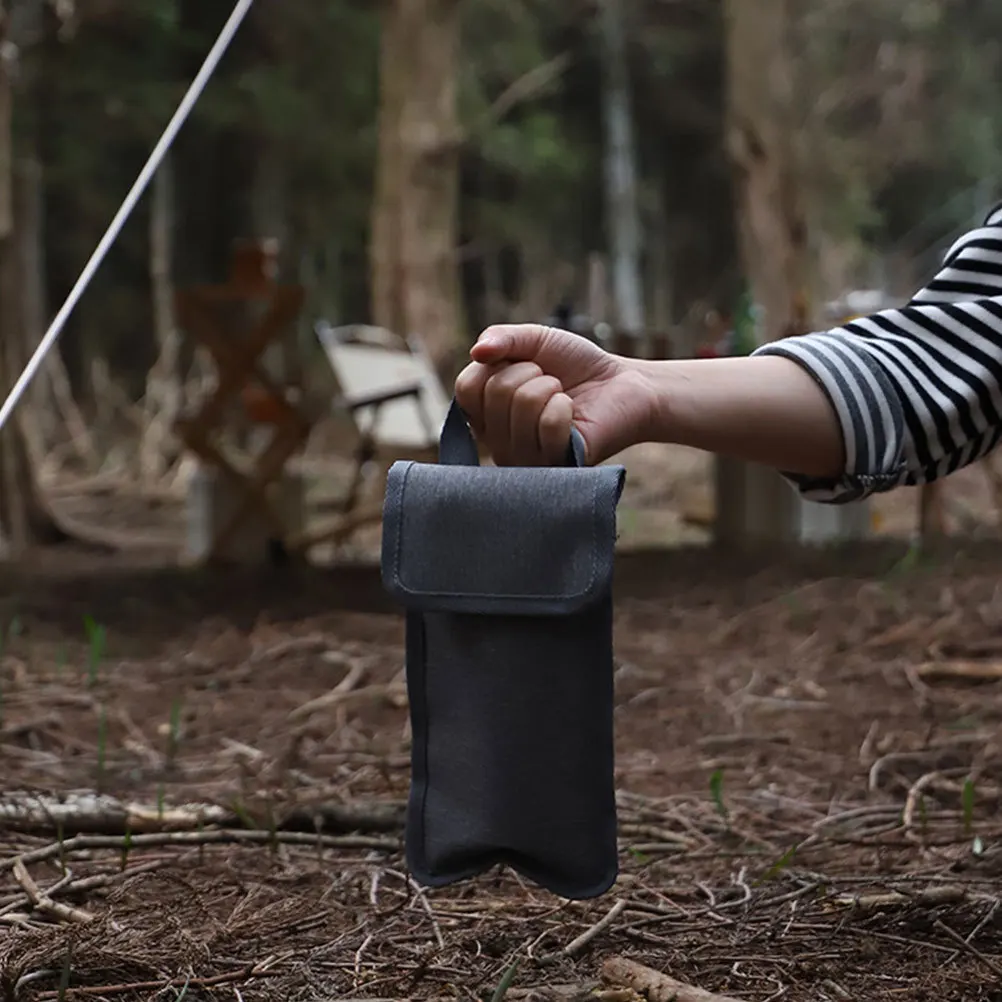 

2Pcs Tent Peg Bags Premium Waterproof Oxford Cloth Portable Camping Outdoor Storage Bag for Tent Stakes and Hammer Multipurpose