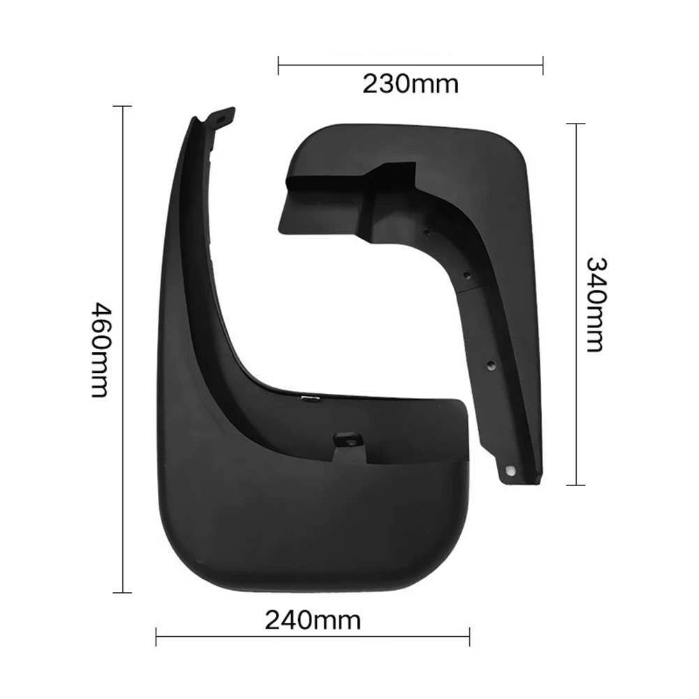 

T48C_4PCS Car Mudguard Mud Flaps Splash Mud Guard Fender for Mercedes Benz Vito W447 2016-2021 Car Accessories