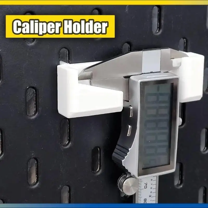 NEW 1Pcs Vernier Caliper Holder Tool Organizer Wall Mount Garage Workshop Storage Rack Organizer For Tape Measure