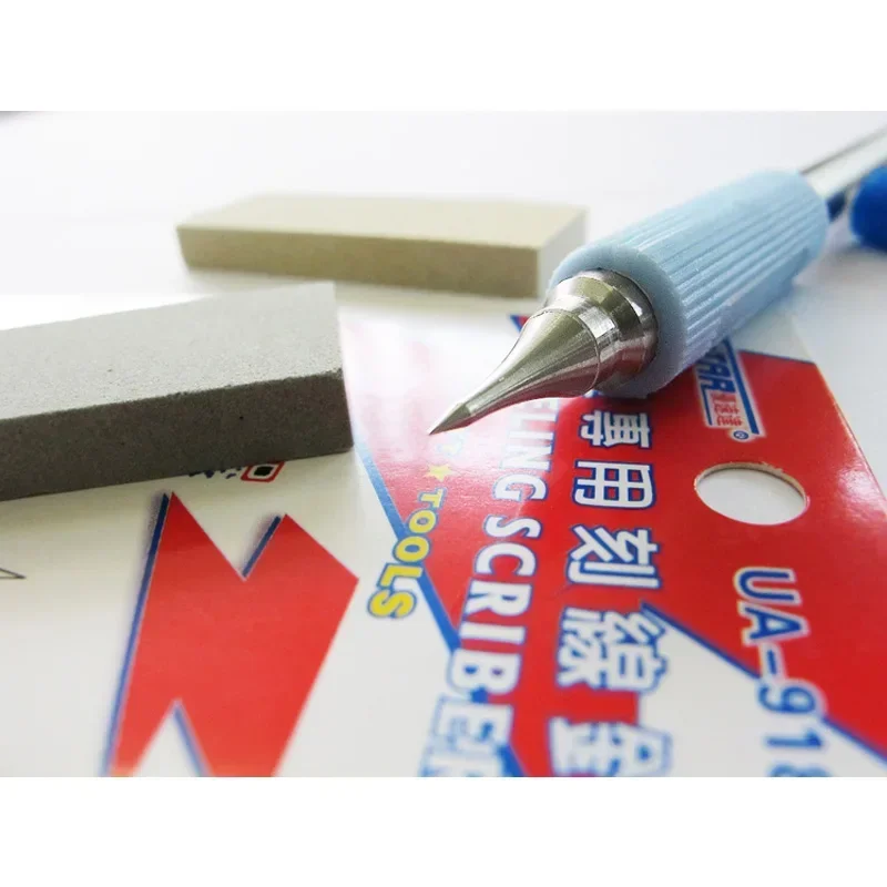 

Ustar UA -91800 Инструмент для моделирования - Игольная ручка с гравировкой из нержавеющей стали для военных моделей с инструментами для двойного шлифования камня