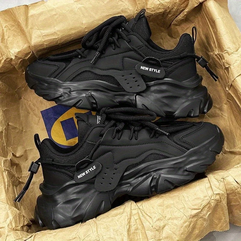 

Men's Shoe Breathable Thick Soled Casual Sneakers Outdoor Running Four Seasons New Tennis Men Soft Soles Comfort Male Sneakers