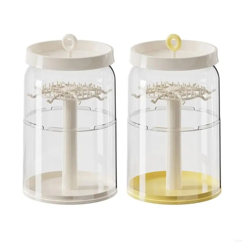 360 Whirling Clear Coordinator Cabinet For Action Figures Miniatures Dustproof Display Case Collectible Showcase Y08E