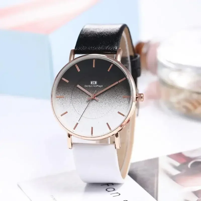 

New Ladies Casual Gradient Clock Watchstrap Women Watches Female Quartz Wristwatches Jewelry Gifts Feminino Zegarek Damski