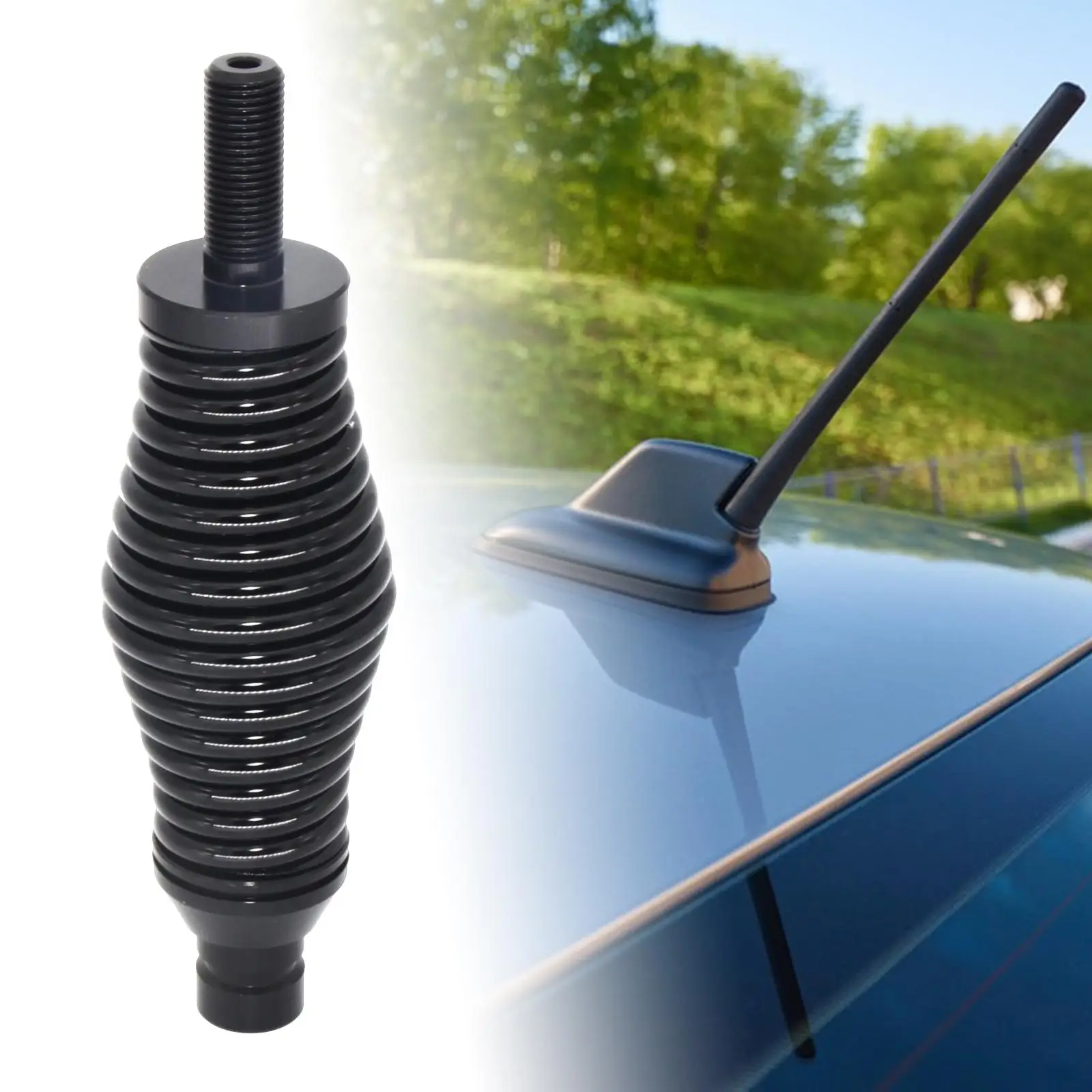 

LED Light Spring Base M12x30 Thread, Center Loaded Mobile Antenna Spring Base