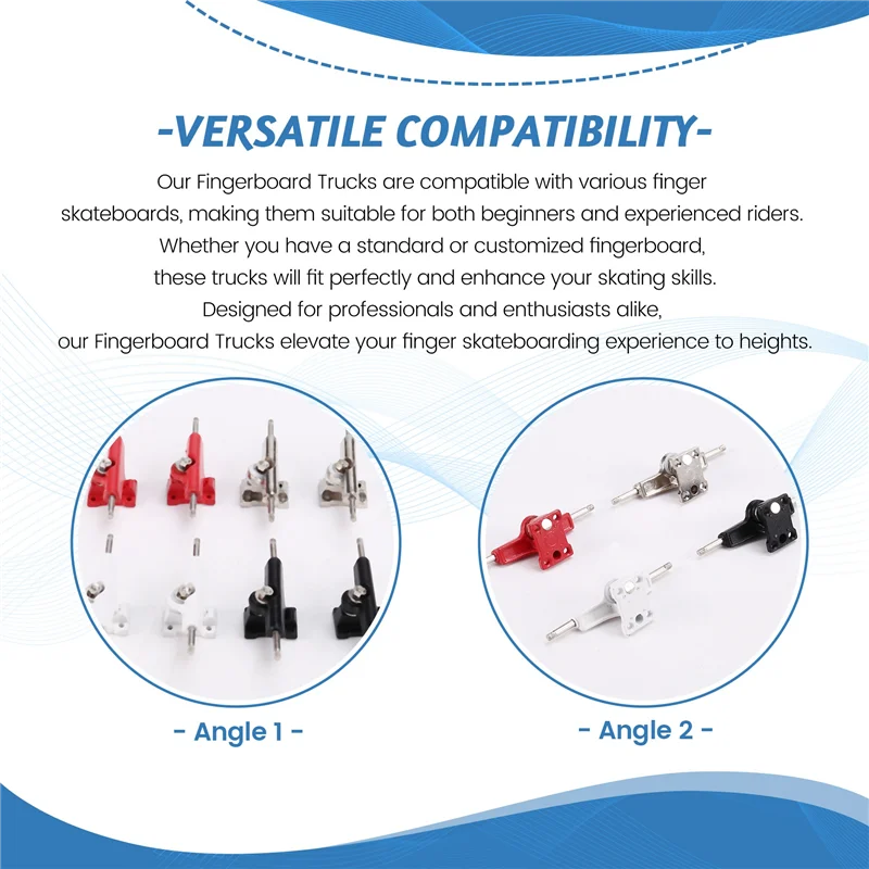 Stable-4Pair 32 مللي متر V3 شاحنات الأصابع لـ Pro Finger Skateboard إصبع الشريحة حامل إصبع لوح التزلج