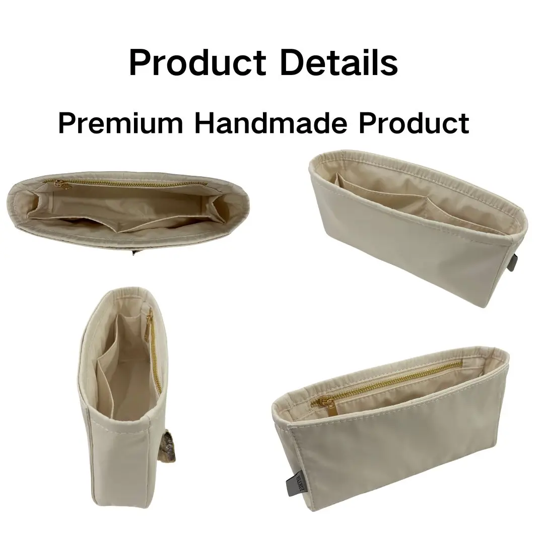 Purse Organizer Insert For Chanel CF Bags Premium Nylon Bag Organizer Luxury Handbag Tote Shaper-handmade