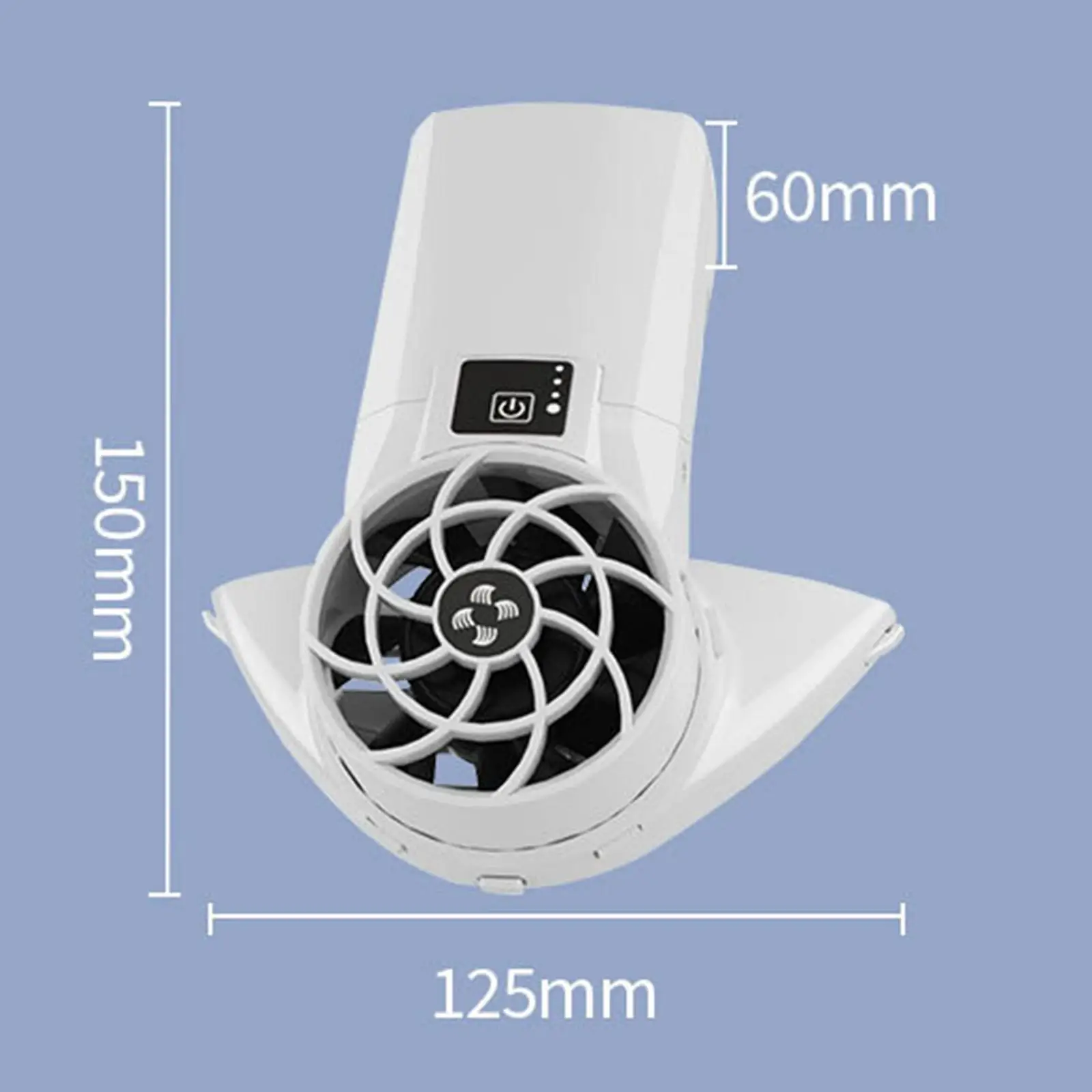 Universal Hard Hat Fan Capacete, fácil de instalar, resfriamento verão atividades ao ar livre, vento forte, capacete multiúso ventilador traseiro