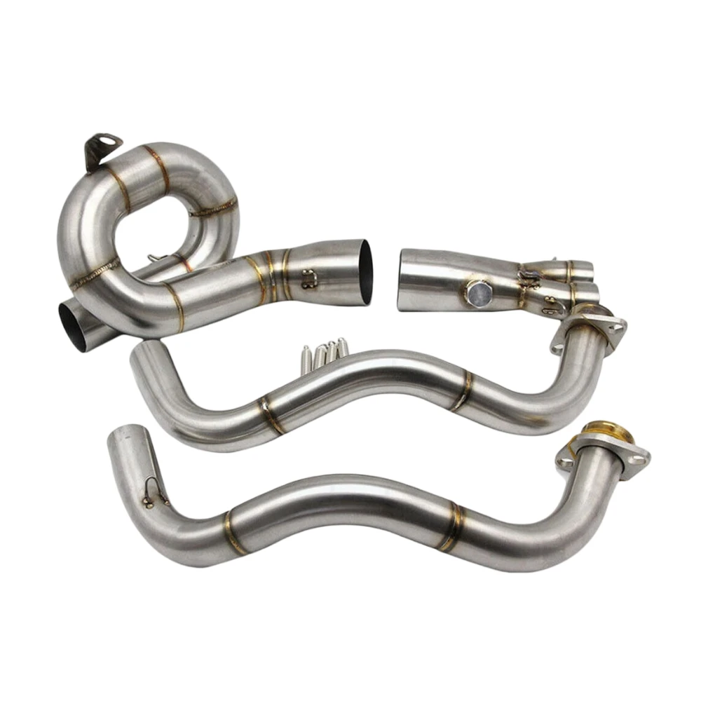 Auspuffsysteme für Yamaha MT-07 FZ07 2014-2022 Slip-On Komplettes Auspuffsystem Krümmer Mittelrohr Auspuffrohre – Detail 2