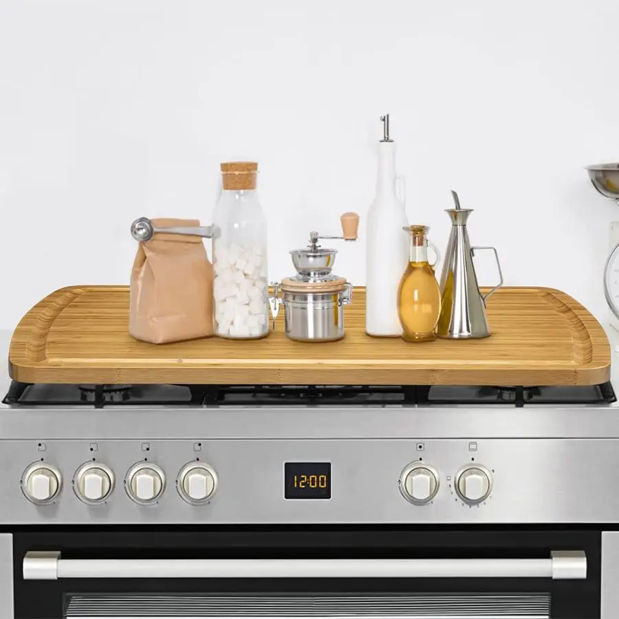 

Верхняя крышка плиты, бамбуковая деревянная доска для лапши, крышка плиты для газовой плиты, очень большая разделочная доска для кухни, верхняя резка бо