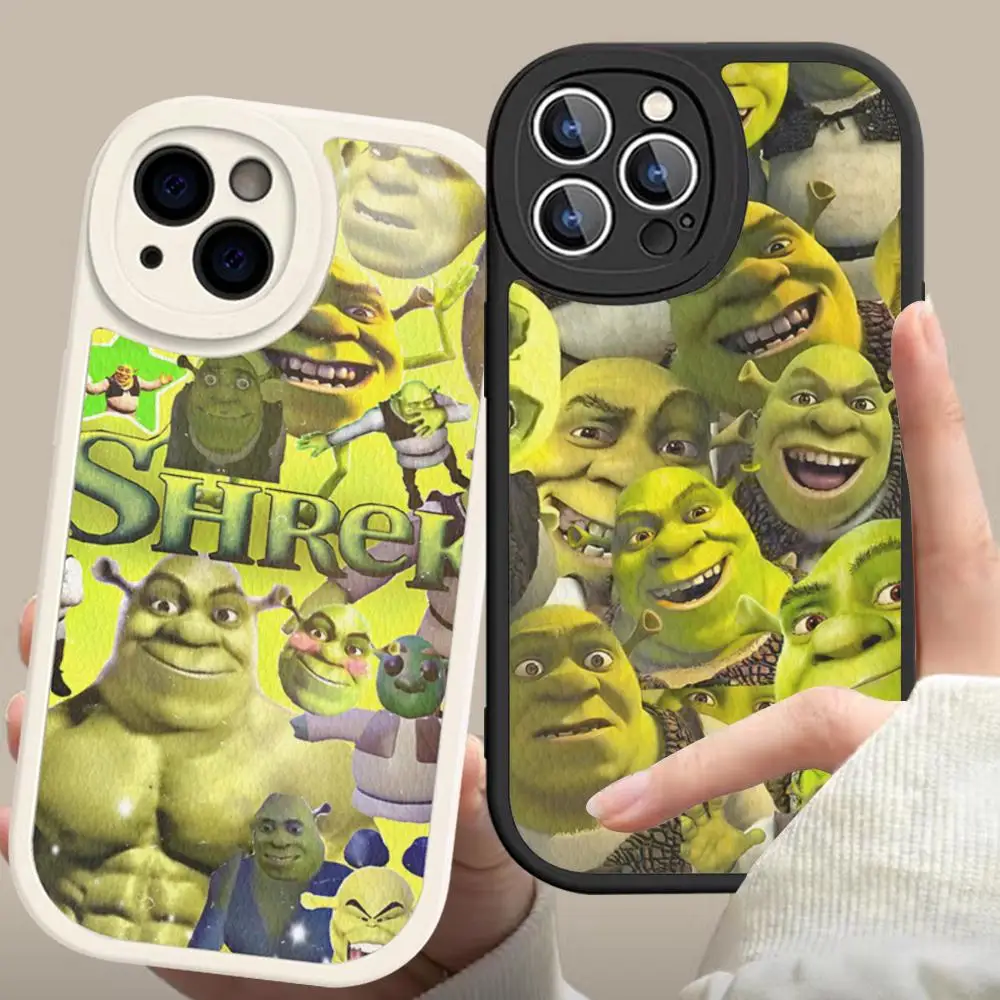 Cartoon Funny Movie S-ShrekS Phone Case Hard Leather For iPhone 14 13 12 Mini 11 14 Pro Max Xs X Xr 7 8 Plus Fundas