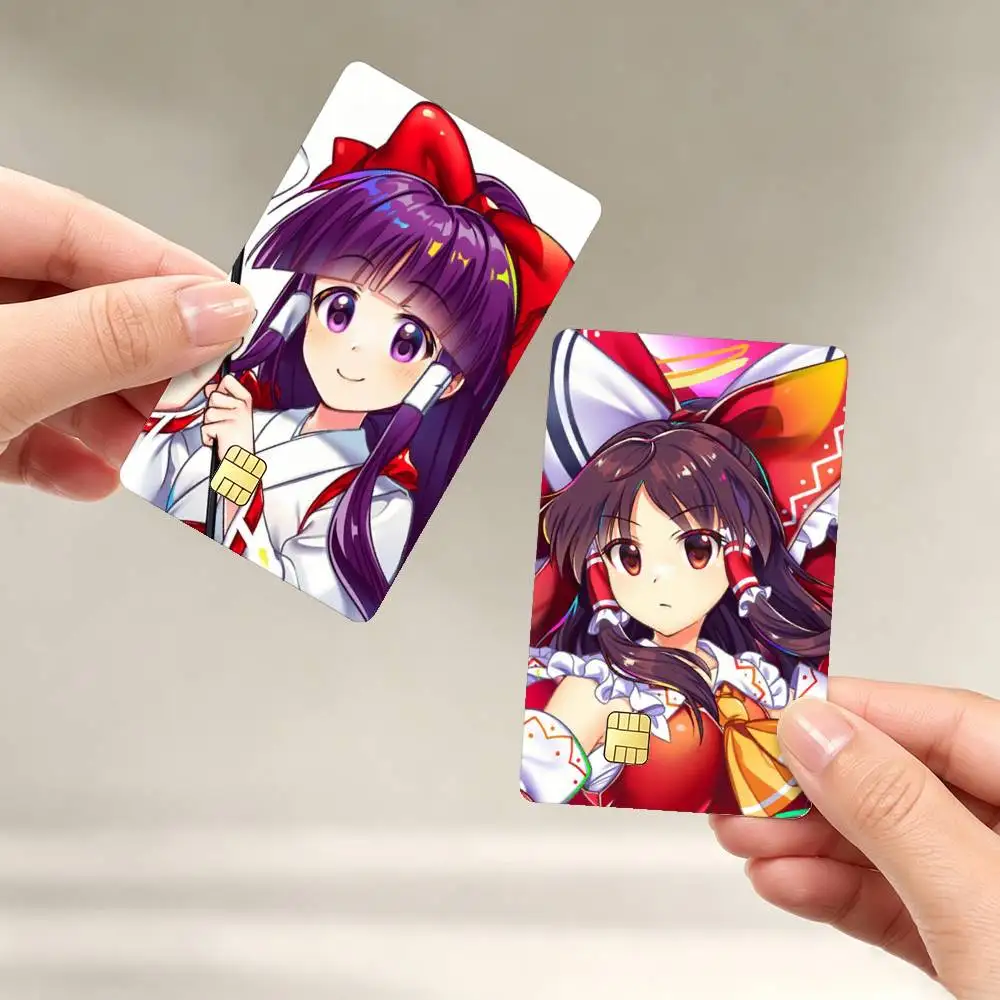 Hakurei Reimu Touhou Project Sticker Film Tape Skin for Credit Card Debit Card Waterproof Stickers