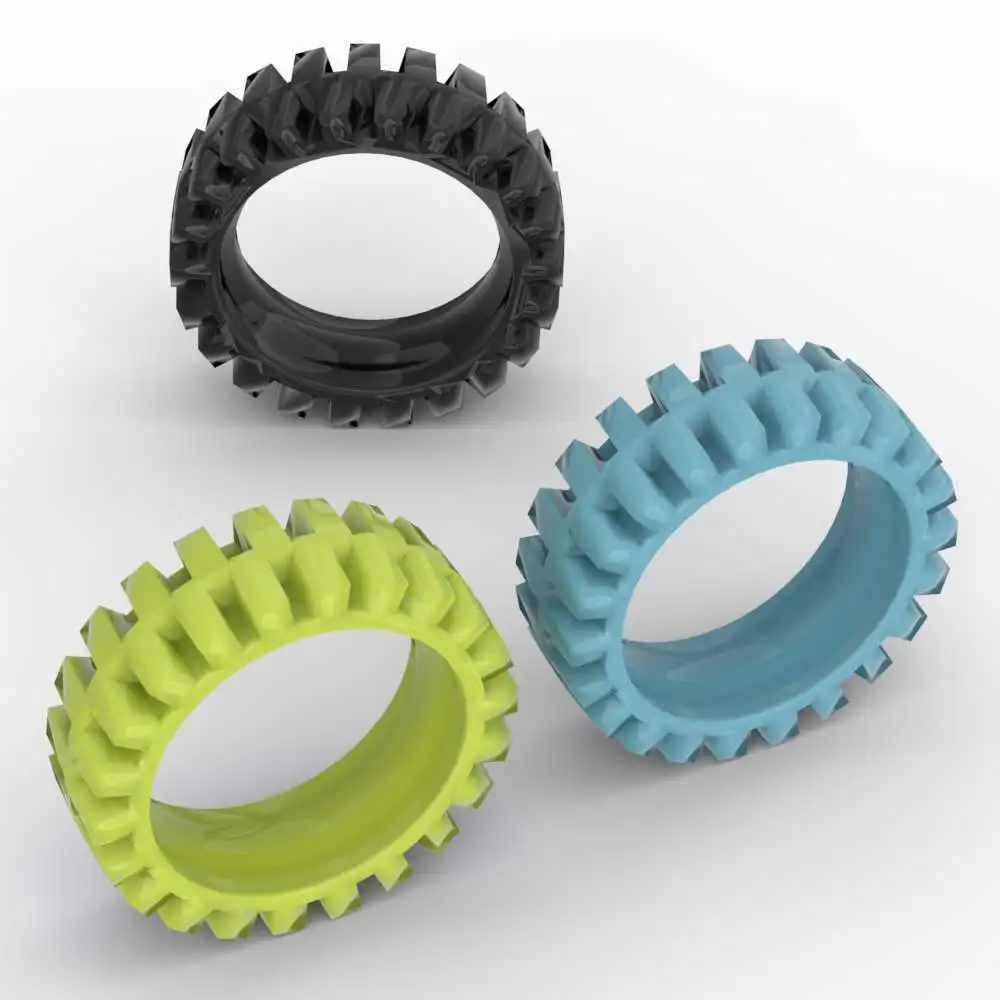 

MOC 10PCS 61254 Tread Band Around Bricks 24x7mm Offset Classical Adaptive Building Blocks Toy Adults Boys Special Day Gifts