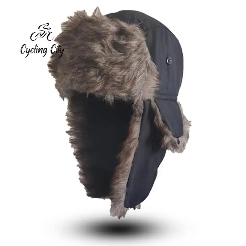 

Cycling City Cold Proof And Windproof Cotton Hat Cycling Warm Hat Winter Windproof Earmuff Outdoor Protective Tower Velvet Hat