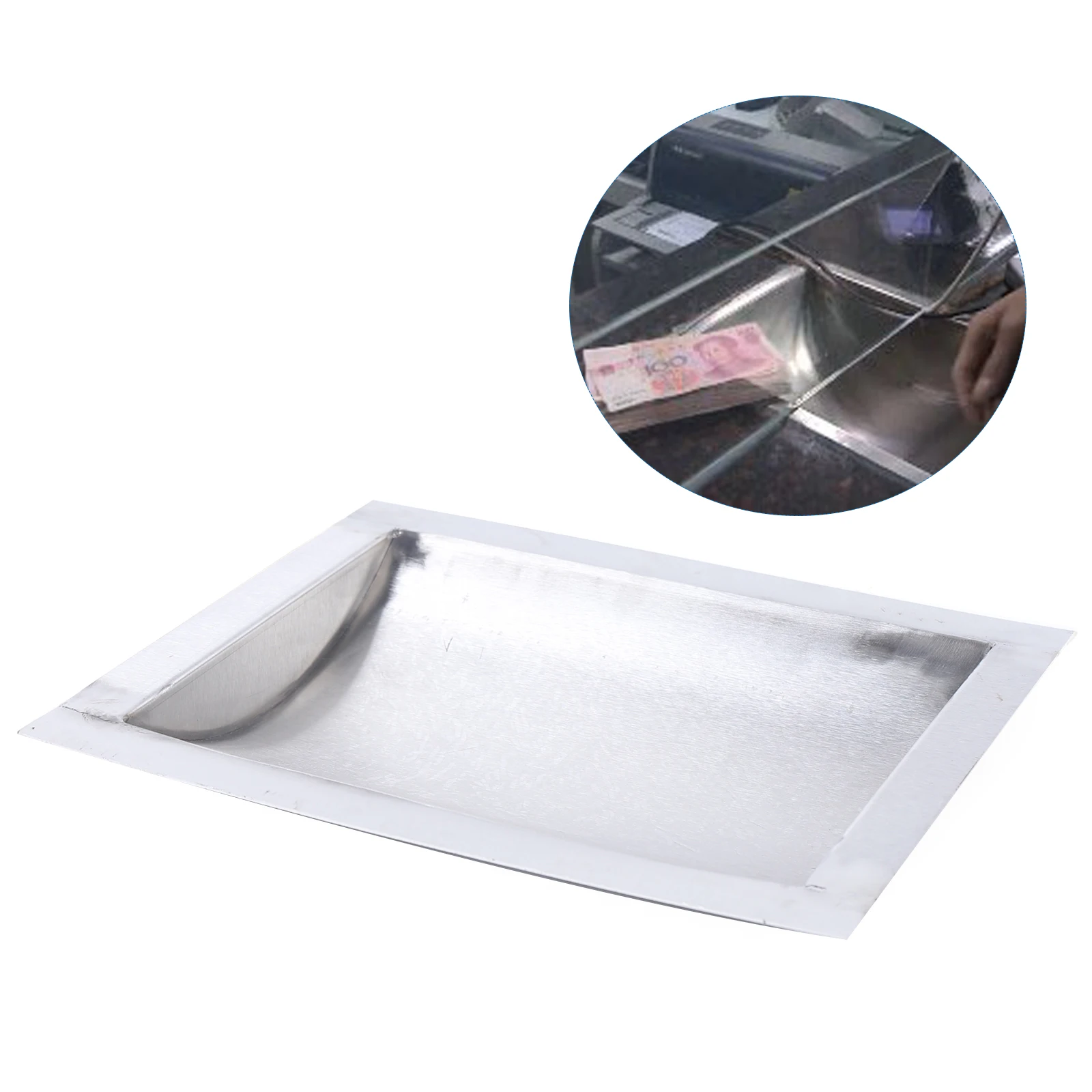 Cash Window Drop-In Deal Tray 12" For Gas Stations Convenient Business