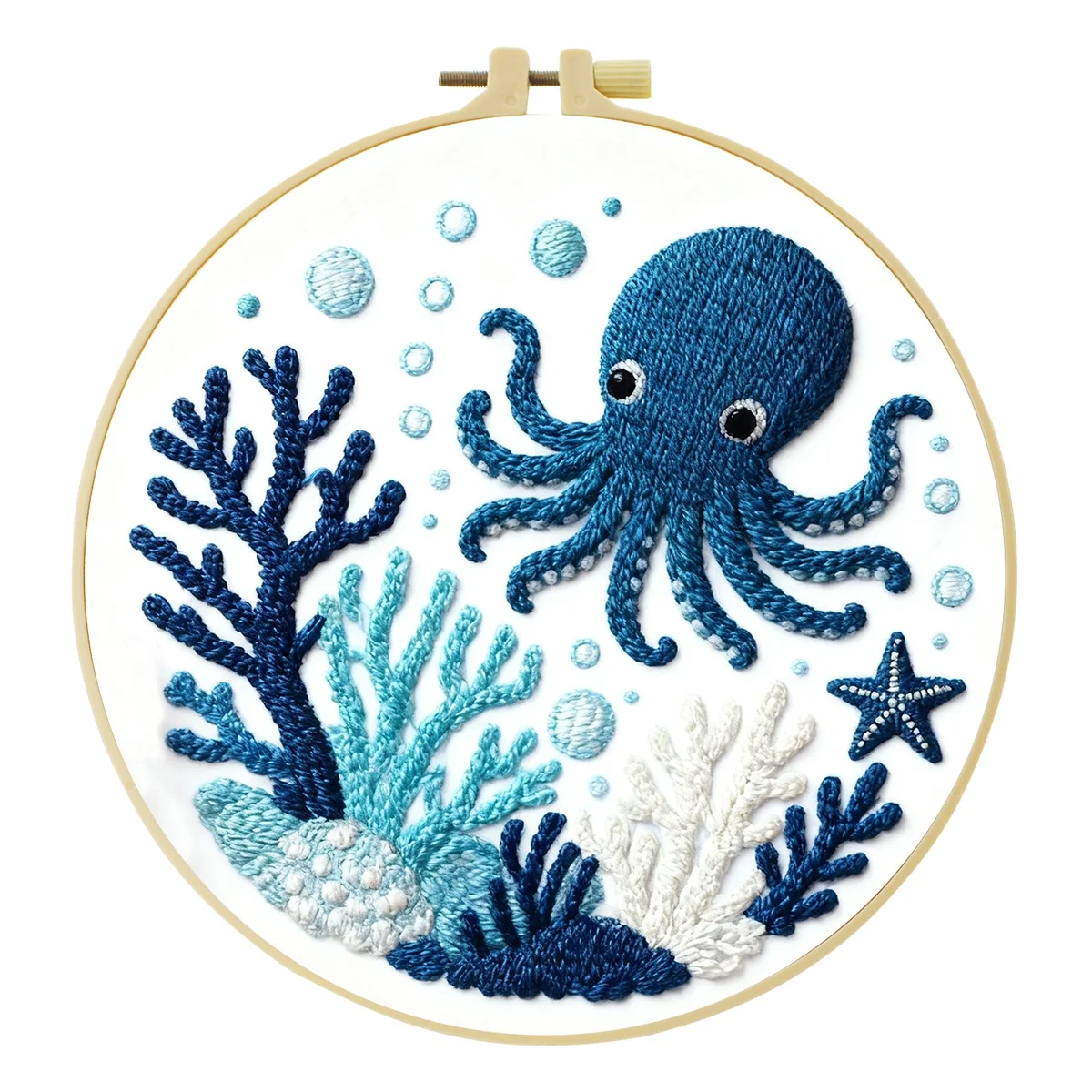 Neues DIY Tier-Stickerei-Set für Anfänger, Heim-Nähhandarbeits-Kit, Stickerei-Set, Geschenk-Muster, Handgemachte Dekoration – Detail 11