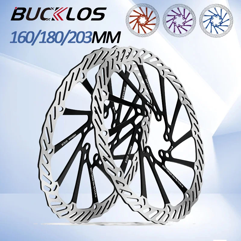 

BUCKLOS Bike Brake Rotor G3 160mm 180mm 203mm Hydraulic Disc Brake Rotors with 6pcs Bolts for MTB Mountain Bicycle Accessories