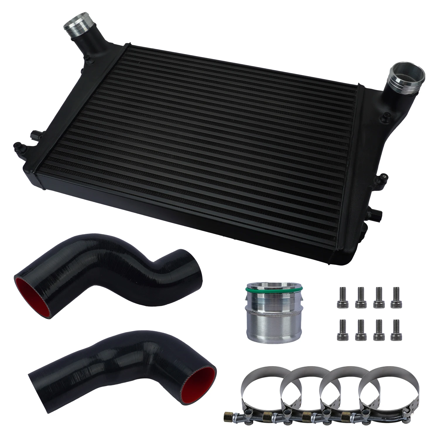 Front Mount Turbo Intercooler Kit 1.8T 2.0T for VW Golf MK5 MK6 GTI Audi A3 S3 TT TTS Jetta V VI Scirocco III R Passat B6 B7 CC