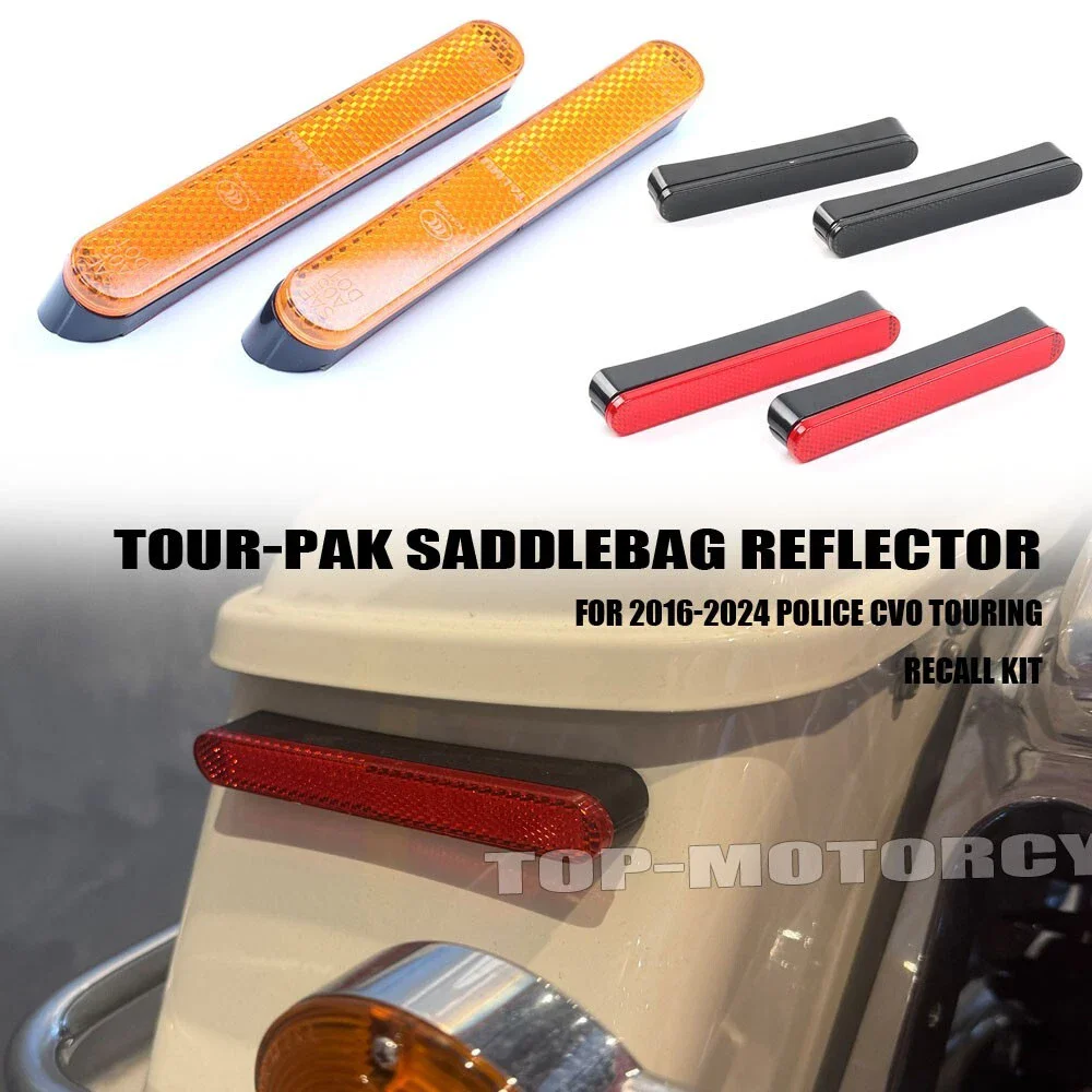 

New Motorcycle Rear Hard Saddlebag Reflector Side Saddlebag For Harley CVO Touring Road Glide ST Limited FLTRK Special 2015-2024