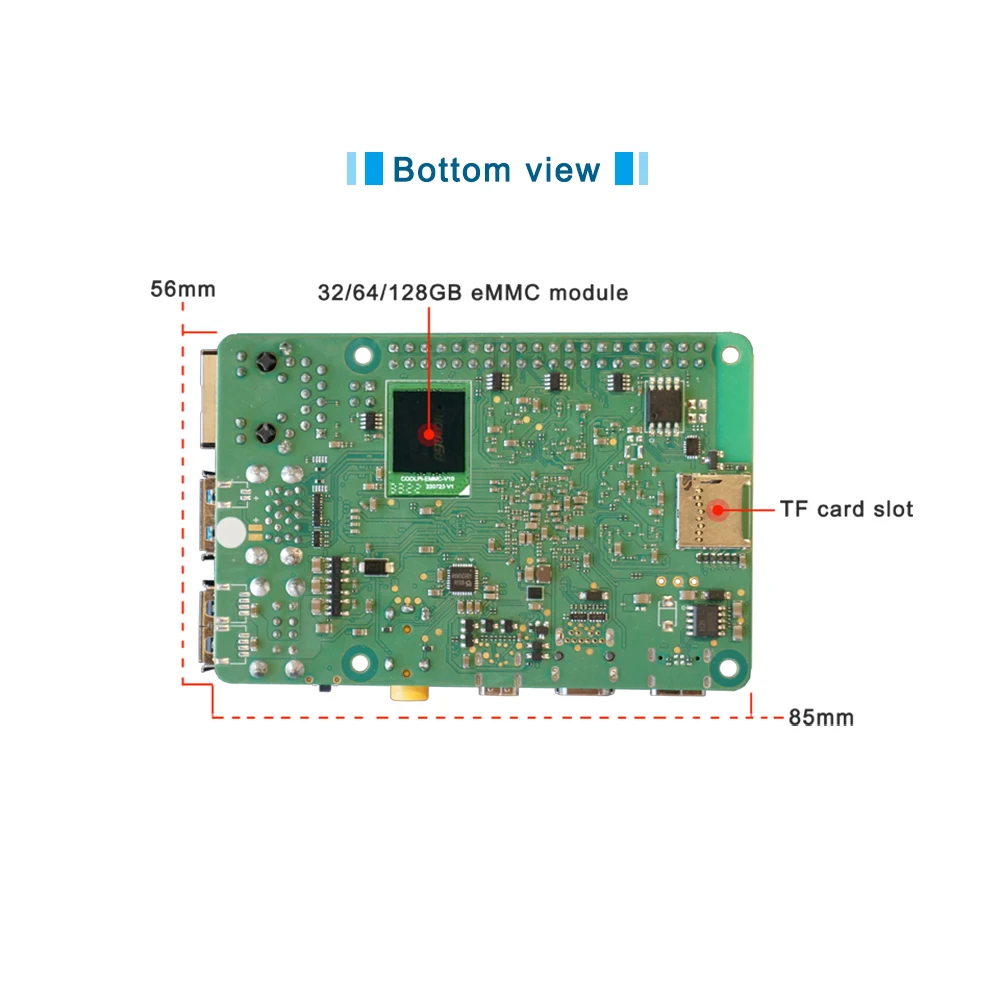 Imagem -03 - Legal Rockchip Rk3588s Apoia 5.8g 2.4g Wifi Mais bt Gigabit Ethernet Único Computador de Placa com 8-core 64bit Cpu Topos ai Npu o pi