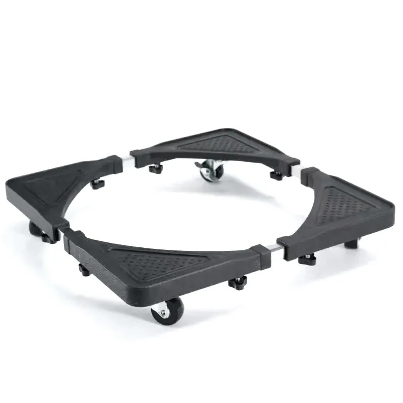 

【VALUE MONEY】Adjustable For Fridge Dryer Washing Machine Base Stand Holder In Stainless Steel For Portable Appliance Movable Sta