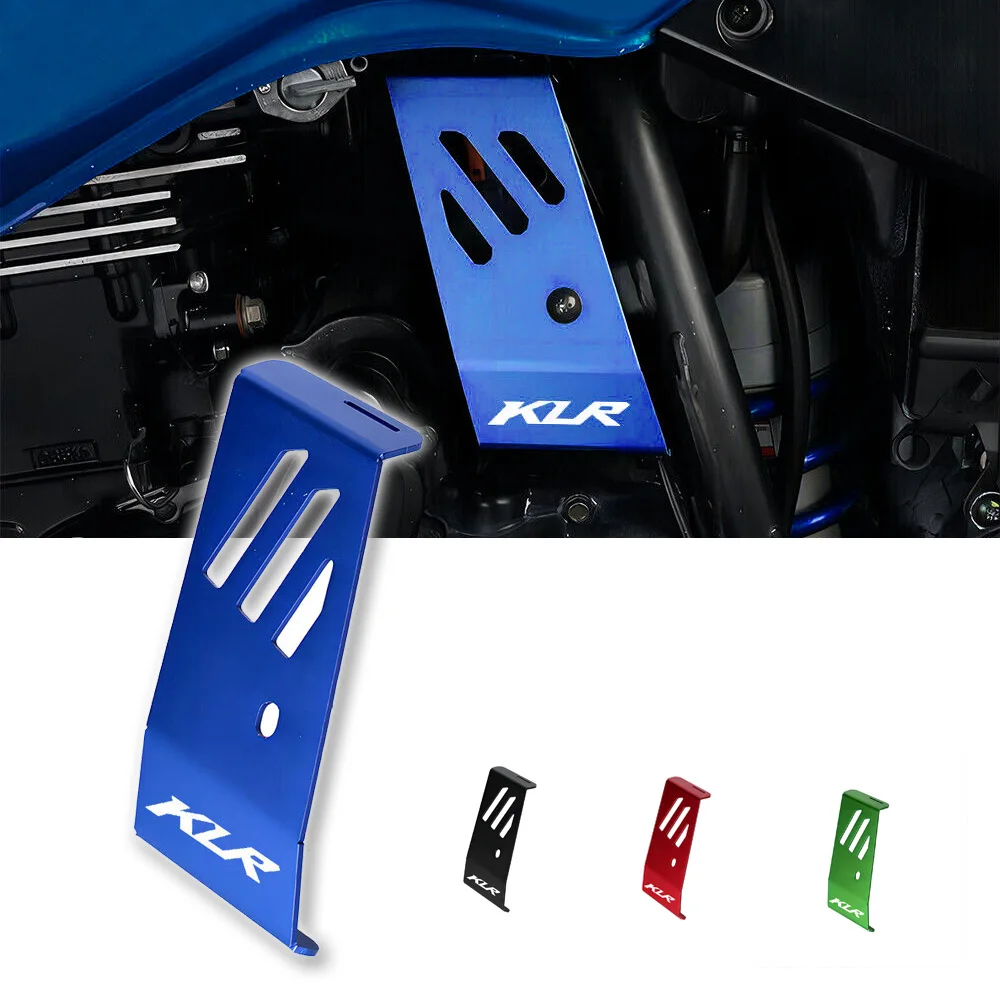 

KLR LOGO левая крышка блока предохранителей мотоциклетная алюминиевая защитная пластина для Kawasaki KLR650 KLR 650 2008-2024 декоративные аксессуары