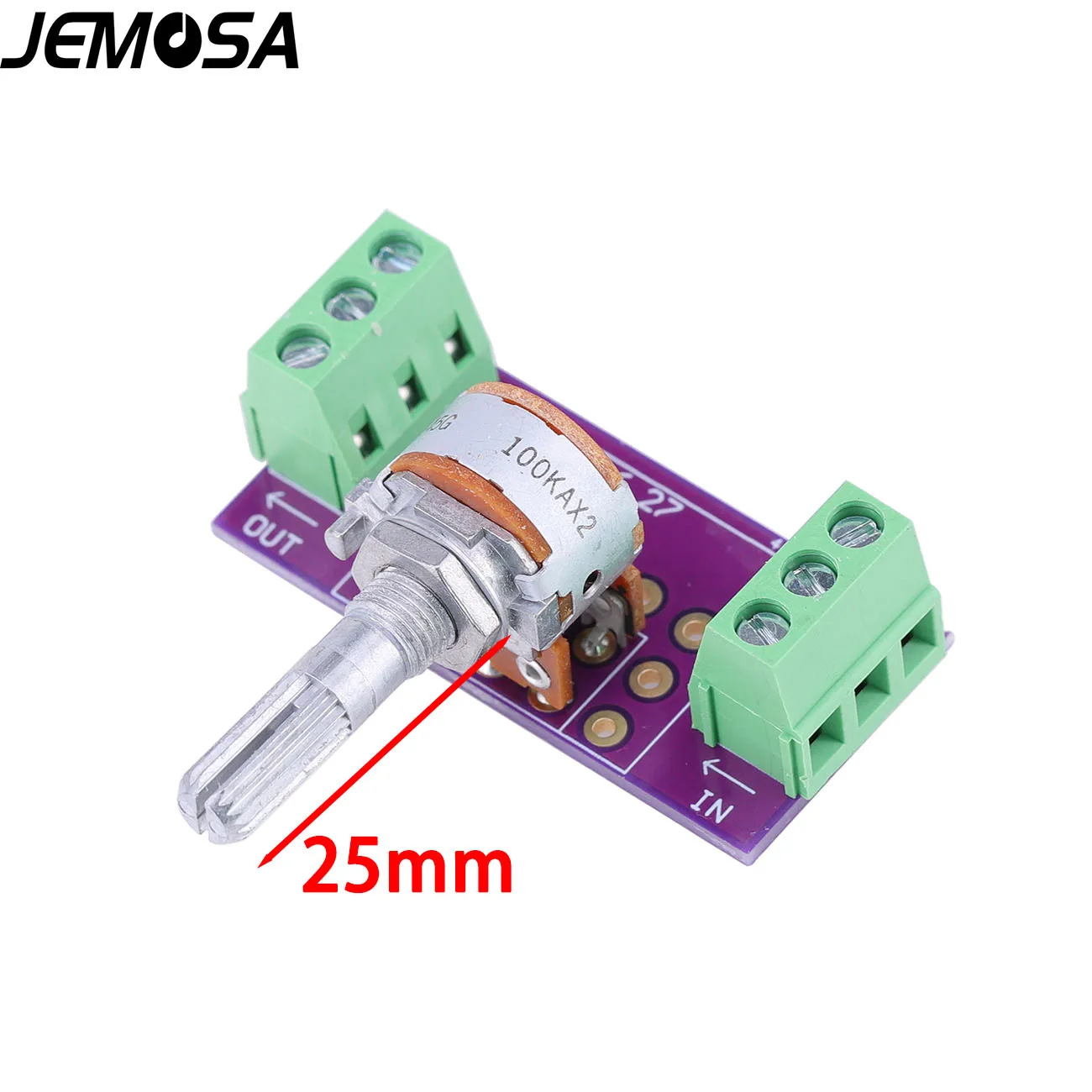 موهن مقياس الجهد الصوتي لمكبر صوت HiFi ، ALPS ، RK16 ، 50KA ، 100KA ، 6 formation Shaft ، اليابان ، 1 way