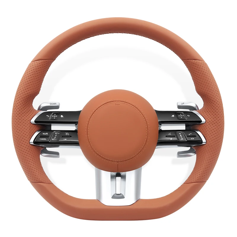 New Style Custom Steering Wheel for Mercedes Benz AMG E C A S Class GLA GLC GLB GLE W117 W166 W177 W197 W205 W204 W213 W212 W222