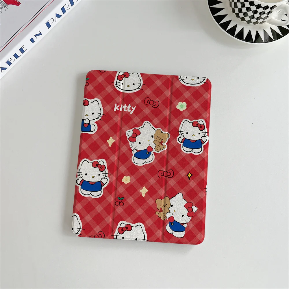 

Kawaii Kulomi Table Case For iPad 10th Pro 2025 11 inch 10th iPad 7 8 9 10.2 Air 5 4 6 7 Y Fold Cute Cartoon Protective cover