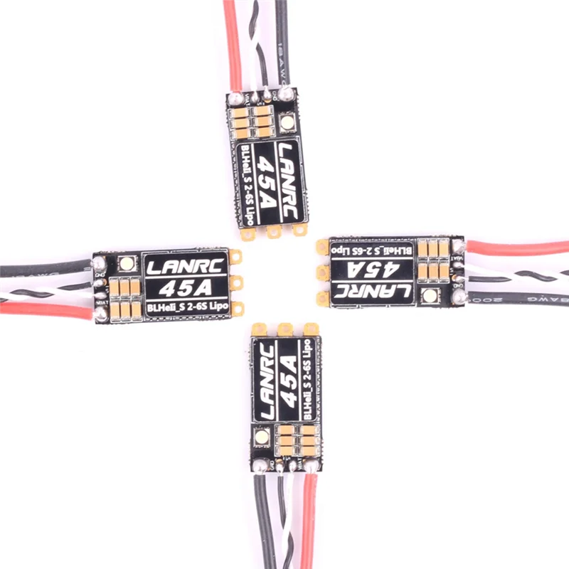 ABKI-Blheli S 2-6S Lipo 35A ブラシレス ESC 内蔵プログラマブル RGB LED D ショット 150/300/600 ONESHOT125 RC FPV ドローン部品用