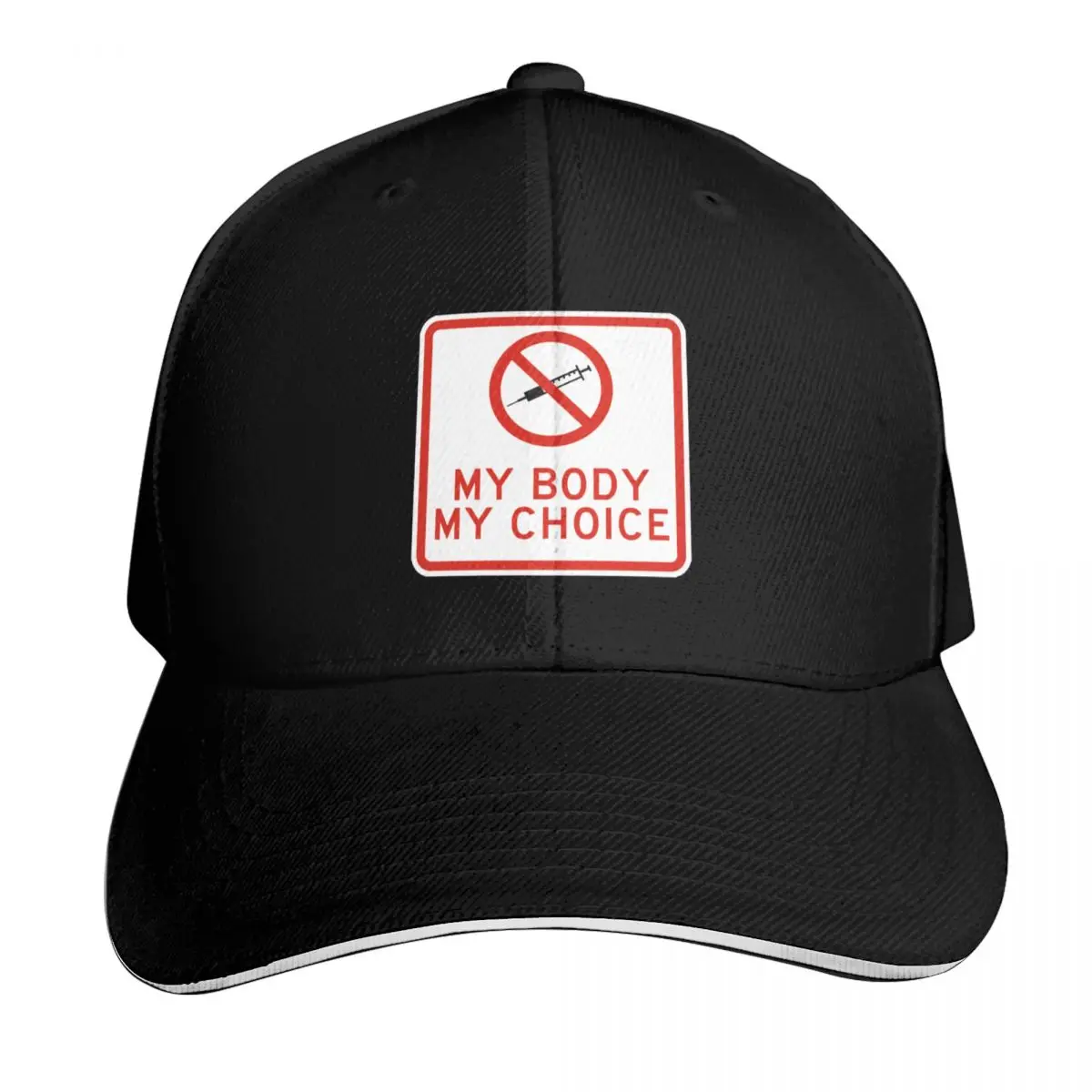 

My Body My Choice Baseball Cap Fishing cap funny hat Sports Cap Woman Hats Men's