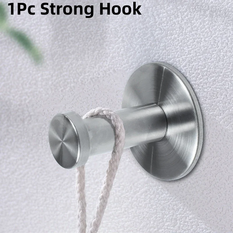 

1PCS Wall Hooks For Hanging Keys Clothes Hanger Door Bag Hook Coat Rack Towel Holder Useful Things for Bathroom Home Accessories