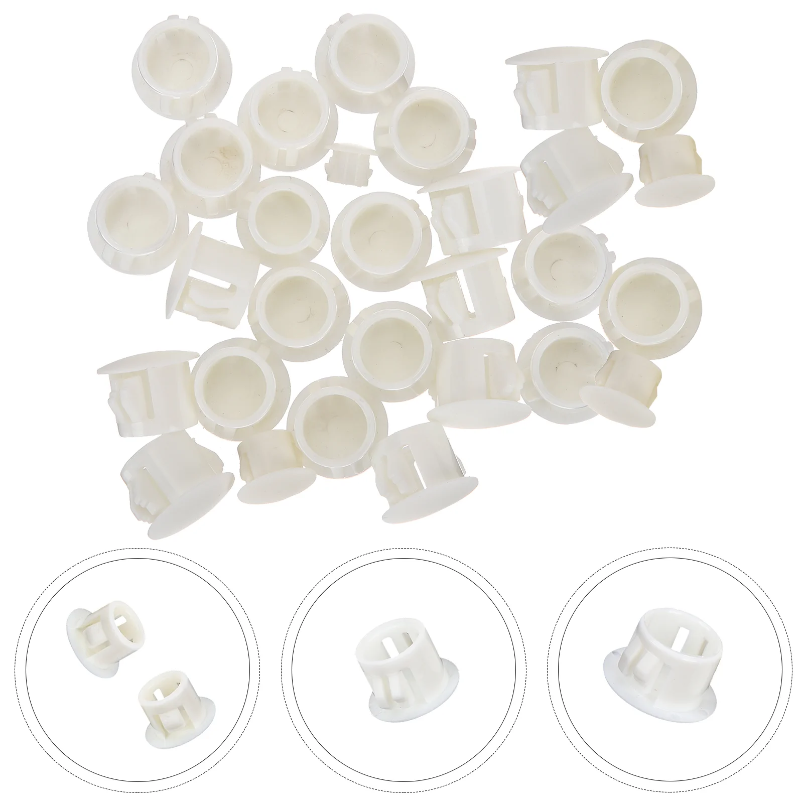 120 Pcs Dust Plug License Plate Hole Floor Protector Stoppers Piggy Bank Plugs Plastic Chair Leg Caps Furniture