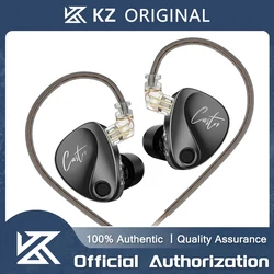 KZ Castor-auriculares con cable Harman, dispositivo de audio HiFi mejorado con bajos 2, Monitor de equilibrio sintonizable dinámico, auriculares IEM, Auriculares deportivos para música