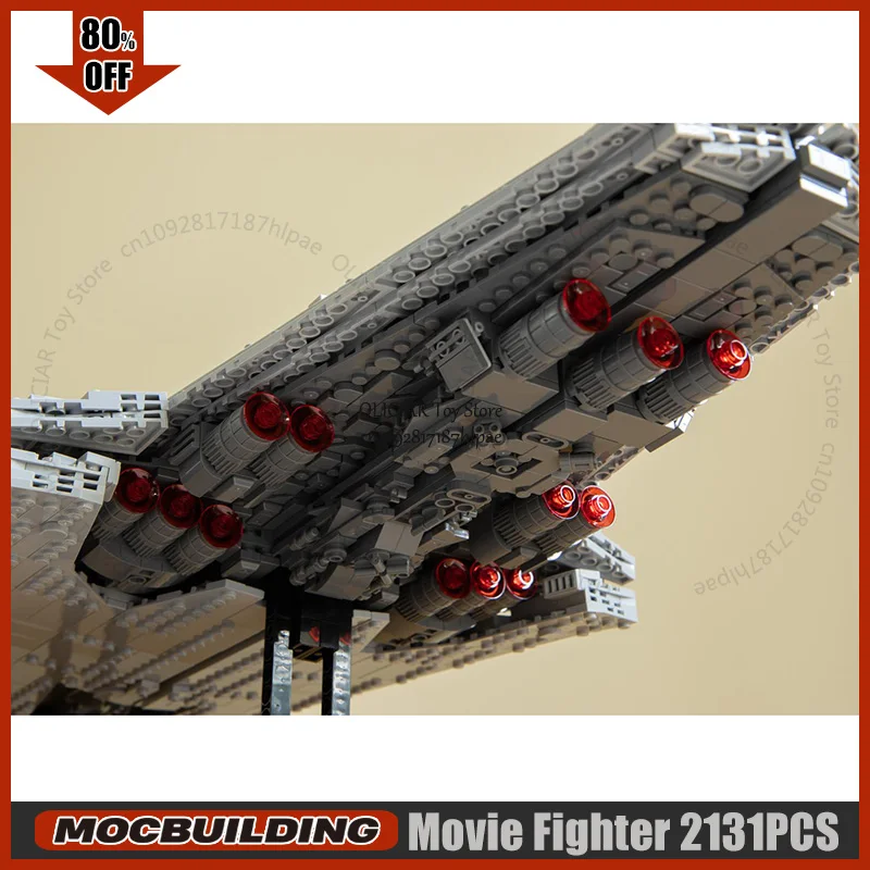 Executor-Class Super Starfighter MOC Bausteine SpaceShip Kampf Modell Benutzerdefinierte Puzzle Architektur Montage Spielzeug Weihnachten Geschenke