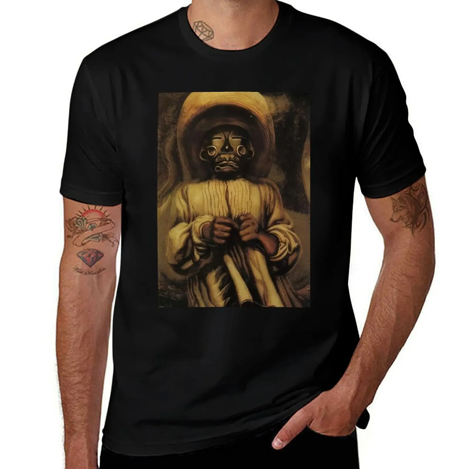 ethnography 1939 - David Alfaro Siqueiros T-Shirt Lightweight Gym Training T-Shirt