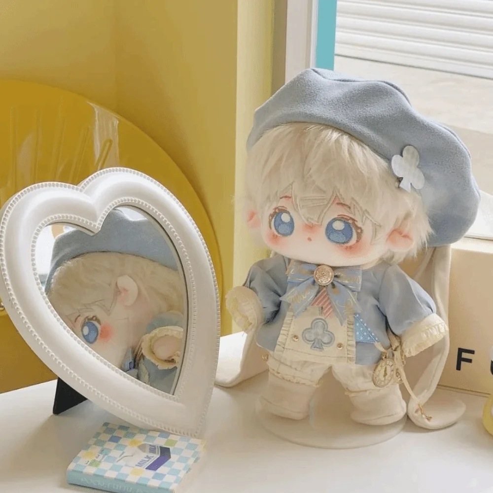 

Lovely Design 20CM Cotton Clothes Dress-up Animal Onesie Clothes Kawaii Cartoon Long Ear Rabbit Hat Children's Gift