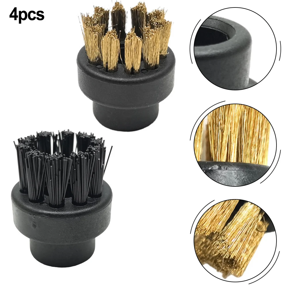 

4pcs Steam Cleaner Round Brush Compatible For Dupray Steam Cleaner Brush Tool Replacement Accessories Cleaning Brushes Parts