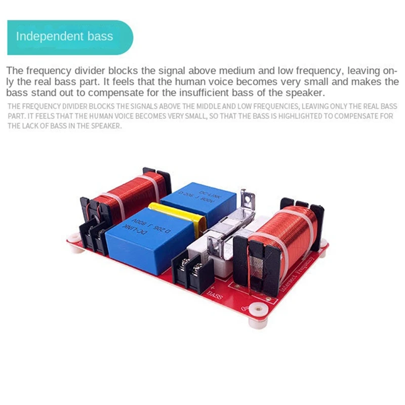 400W Bas Audio Crossover Subwoofer Crossover Bass Crossover Hifi High Fidelity Crossover Filter