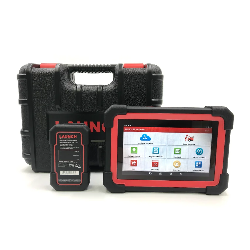 OD Car Reader Lnch X431 CRP919E BT Scan Tool Active Test Reset Function CANFD DoIP 12V Car Diagnostic Machine