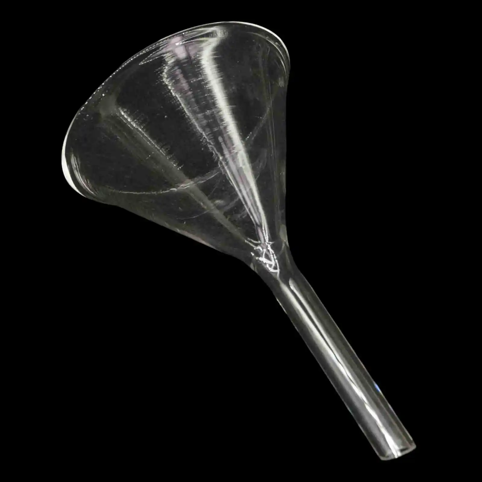 30mm To 120mm Lab Borosilicate  Glass Funnel Borosilicate Glassware Triangle Funnel