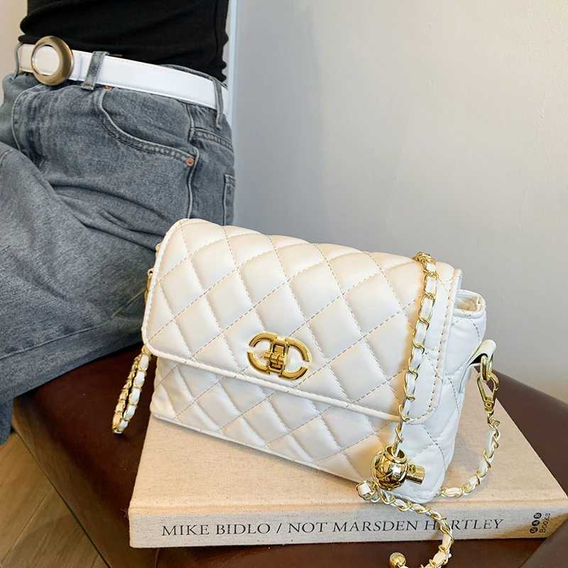 Женская сумка через плечо премиум-класса, роскошная кожаная сумка через плечо, женская сумка-тоут, дизайнерская брендовая сумка с золотым металлическим декором