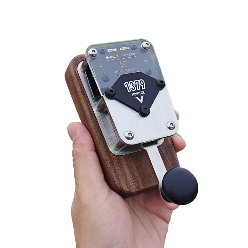 For CW manual automatic double paddle magnetic key, radio station telegraph code pat trainer