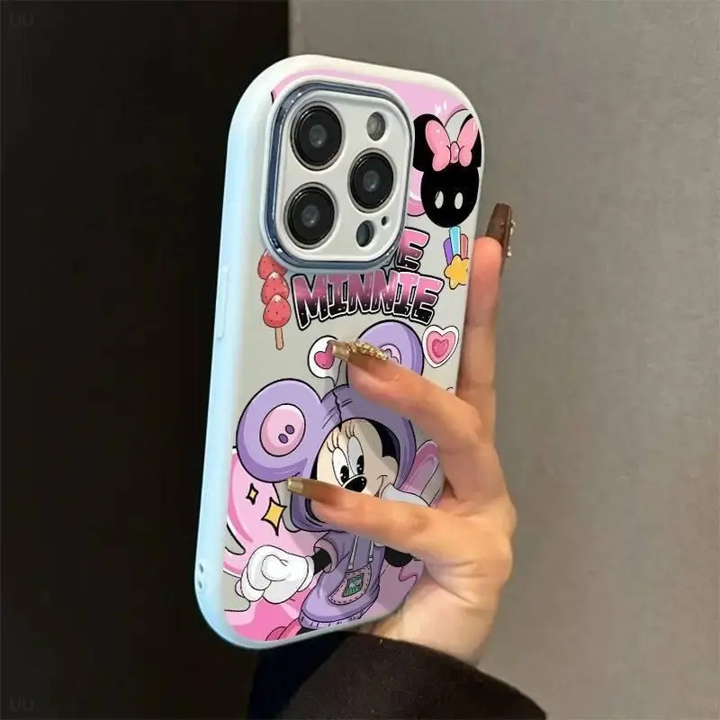 

Cartoon Minnie Phone Case For IPhone 17Air 17Pro Max 16Pro Shockproof Case IPhone 15Plus 14 13Pro Apple 12 Cute Protective Cover