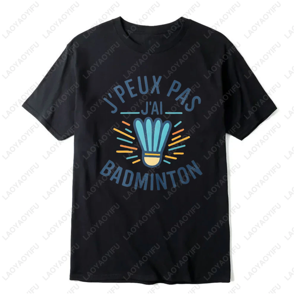 Badminton Shuttlecock Graphic Design Funny Quote Women's T-Shirt Cotton Summer Casual Sporty Style Trendy Fashion
