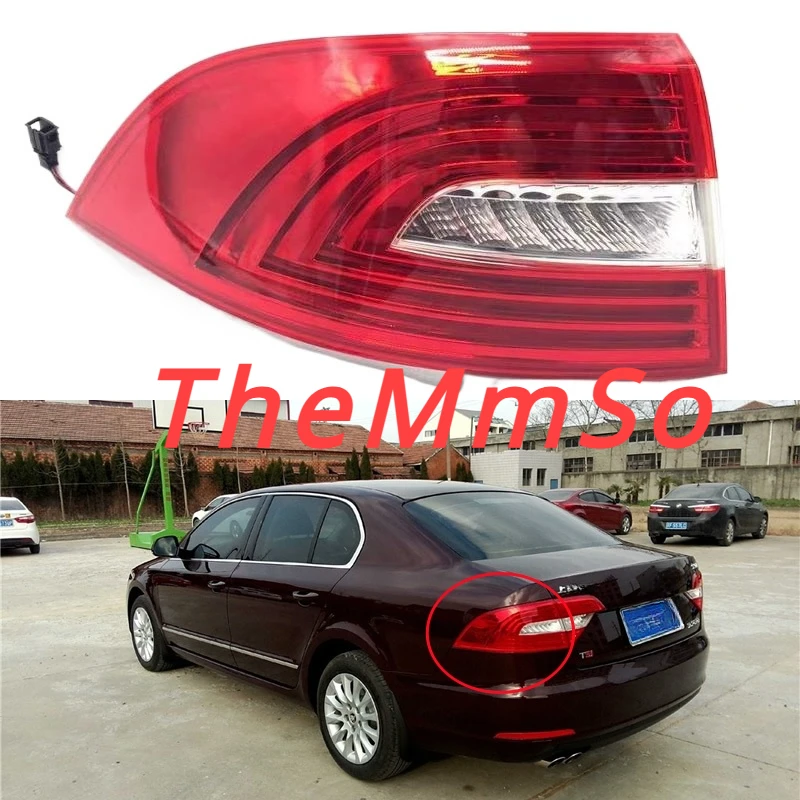 

For Volkswagen Skoda SUPERB 2013 2014 2015 Car Accessories LED Taillight Rear Light Tail Lamp Assembly Tail Lights 1PCS