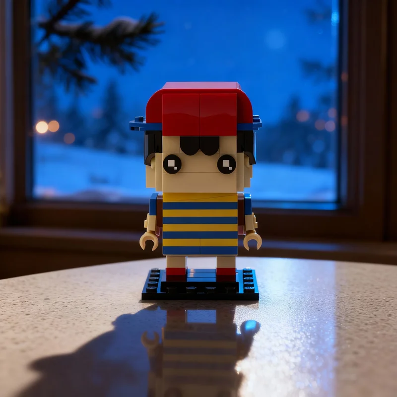 

113pcs MOC Ness Brickheadz Model Building Blocks DIY Gift Creative Collectible Display Decor Premium Adult Kids Desk Home Toy